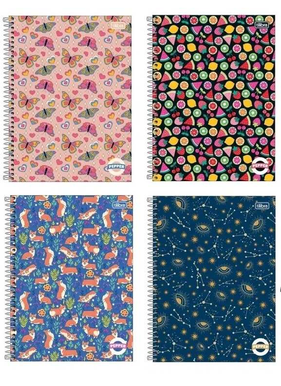 CADERNO C.D. 1X1 PEPPER FEM